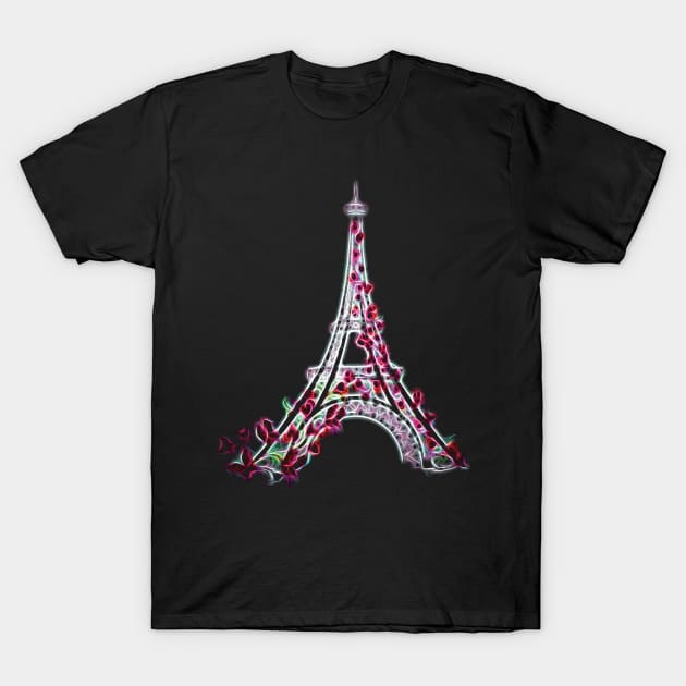 The Eiffel Tower T-Shirt by Nykos